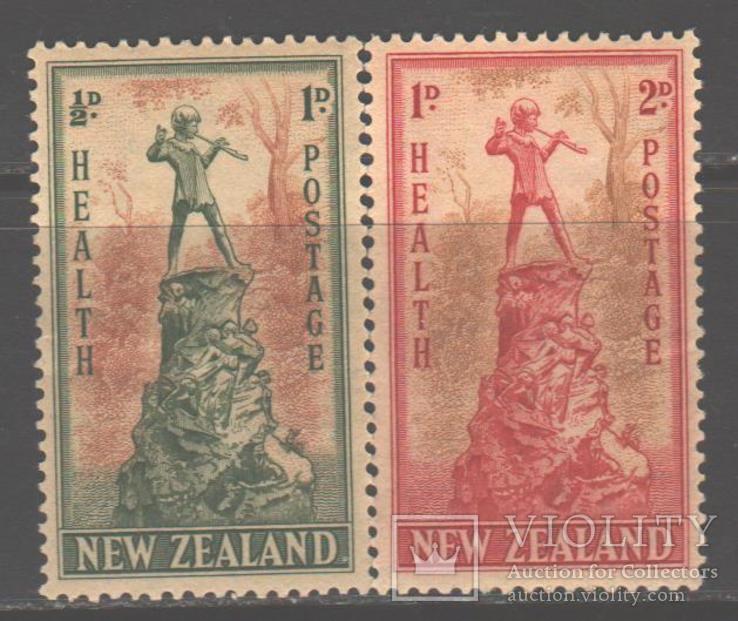 Брит. колонии. Н.Зеландия. 1947. Статуя Питра Пэна **.