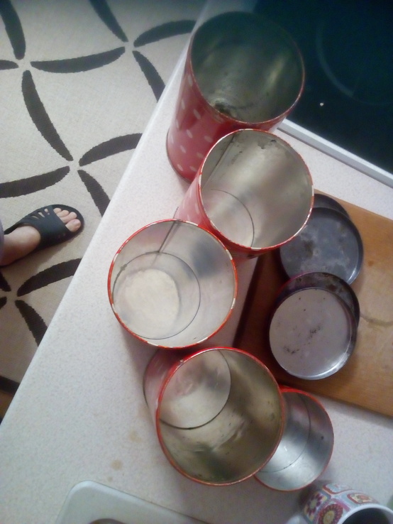 4 великі і 1 маленька литовські баночки для кухні, фото №3