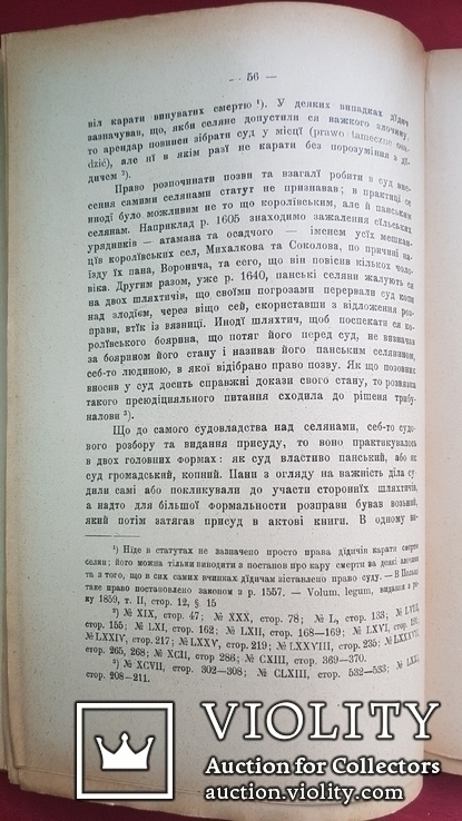 Розвідки про селянство на Україні-Руси в ХY- ХYІІ в. ч.1 Львів 1901 р., фото №8