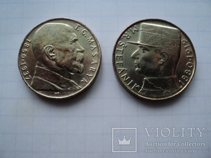 Две юбилейные монеты ЧСФР 1993 г., фото №2