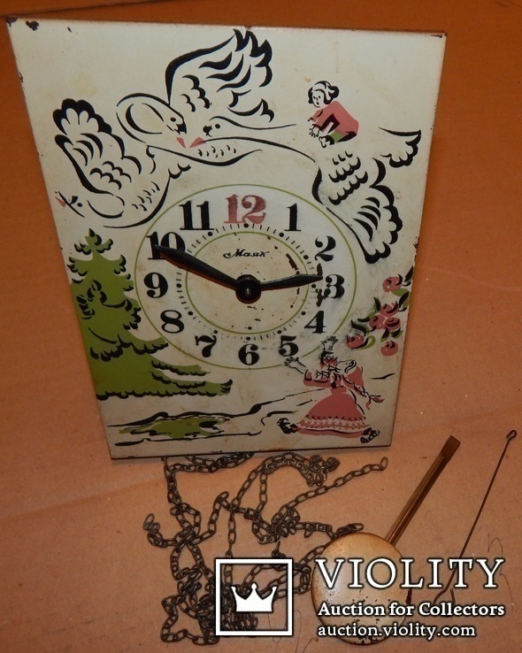 Часы настенные маяк сказка Гуси лебеди, фото №5