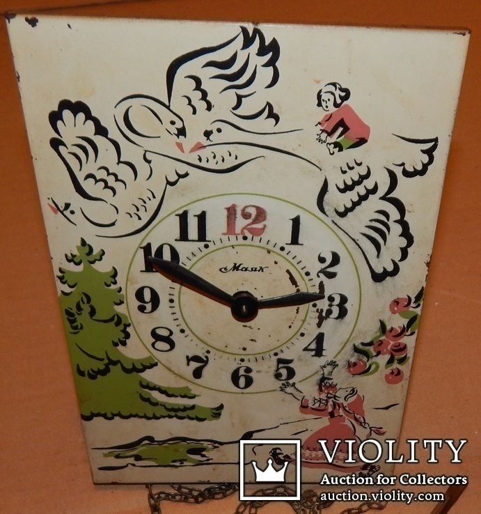 Часы настенные маяк сказка Гуси лебеди, фото №6