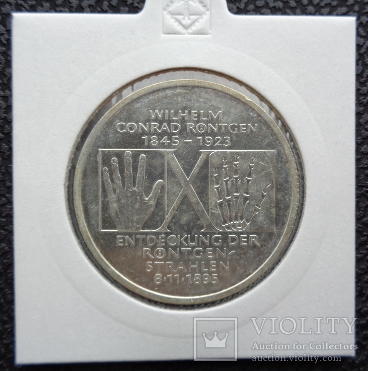 Германия 10 марок 1995 серебро