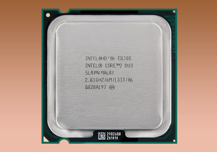 Процессор Intel C2D E8300 /2(2)/ 2.83GHz + термопаста 0,5г