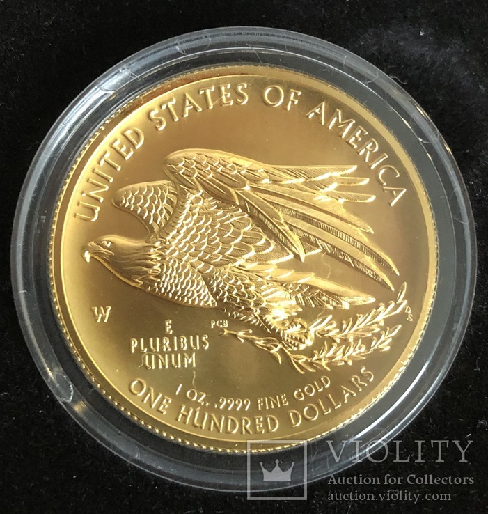100 $ 2015 roku USA złoto 31,1 gramów 999,9`, numer zdjęcia 4