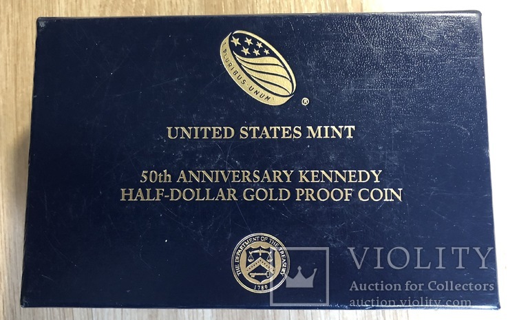 Пол доллара 2014 год США золото 23,328 грамм 999,9`, фото №6