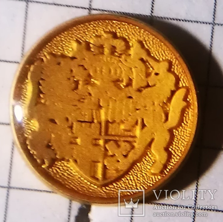 (п5) Пуговица маленькая, стилизированный герб Канады 15,5 мм, 2 гр, фото №2