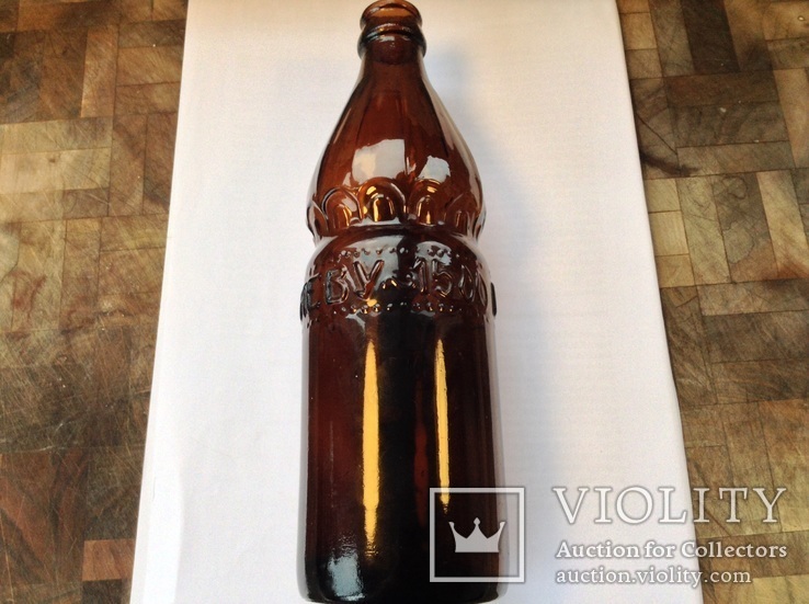 Пивна пляшка-1500 років Києву 1982р, фото №2