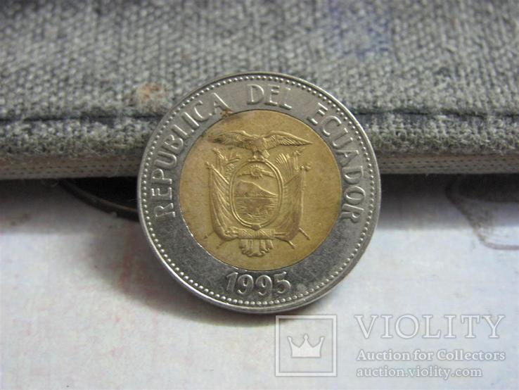 100 сукре 1995г Еквадор, фото №3