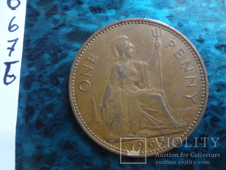 1 пенни  1965  Великобритания     (10.7.6)~, фото №2