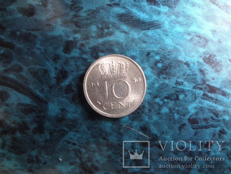 10 центов 1959 Нидерланды     (10.9.3)~, фото №3