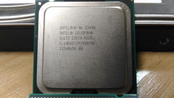Процессор Intel Celeron E3400 /2(2)/ 2.6GHz  + термопаста 0,5г, фото №4