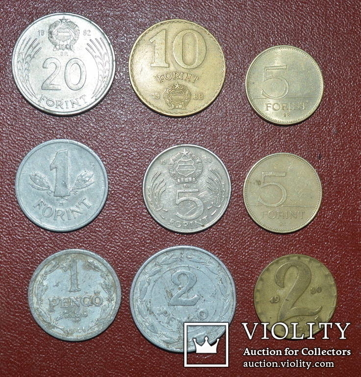 22 монети. Угорщина. 1942-2014, фото №3