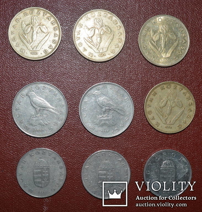 22 монети. Угорщина. 1942-2014, фото №5