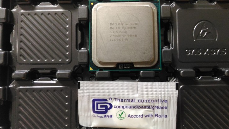 Процессор Intel Celeron E3200 /2(2)/ 2.4GHz  + термопаста 0,5г, фото №4