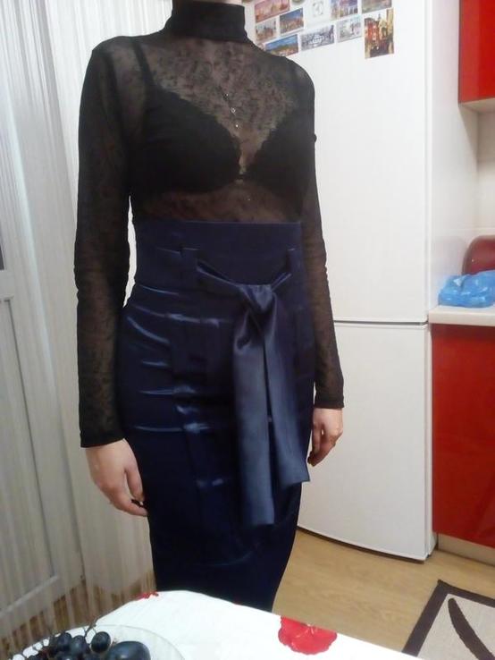 Синя юбка оригінальна, фото №2