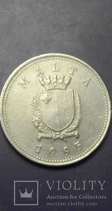 10 центів Мальта 1995, фото №3