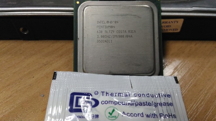 Процессор Intel Pentium 4 630 /1(2)/ 3GHz  + термопаста 0,5г, фото №4