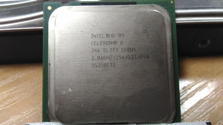 Процессор Intel Celeron D346 /1(1)/ 3.06GHz + термопаста 0,5г, фото №3