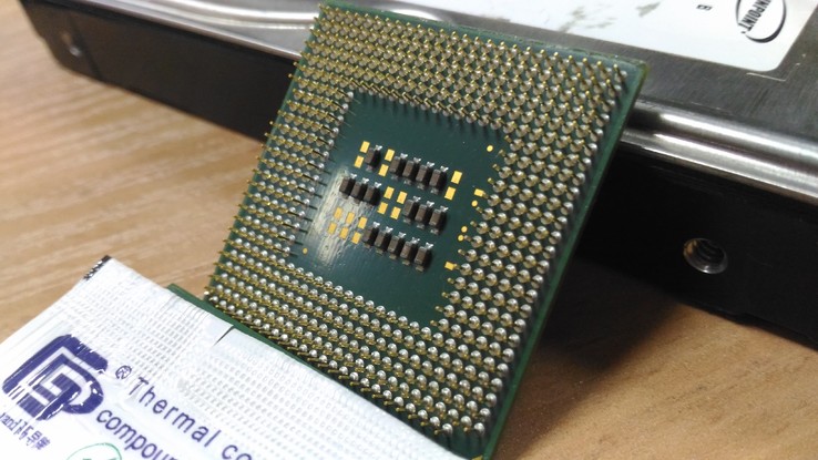 Процессор Intel Celeron /1(1)/ 2.5GHz  + термопаста 0,5г, фото №4