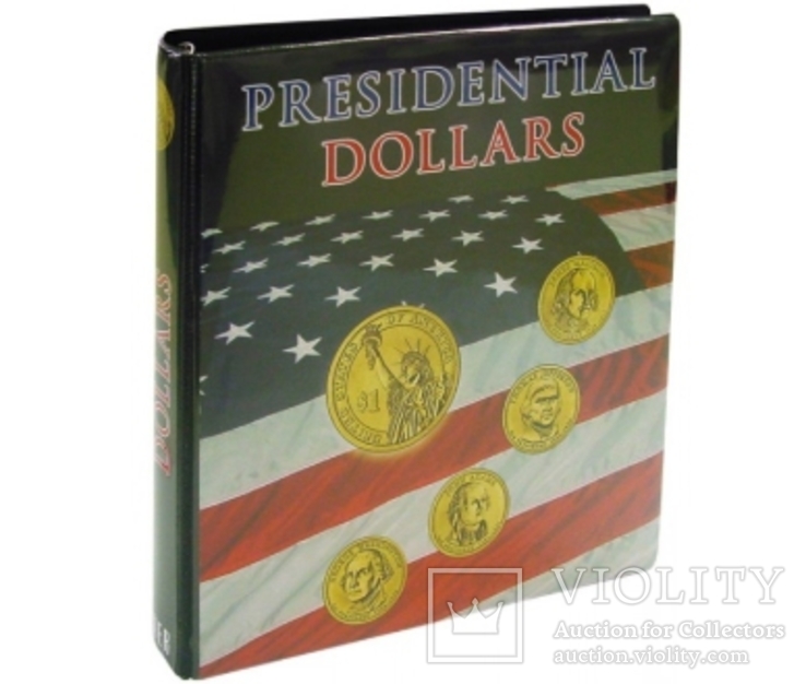 Иллюстрированный альбом "PRESIDENTIAL DOLLAR“. Lindner 1106 PD., фото №2