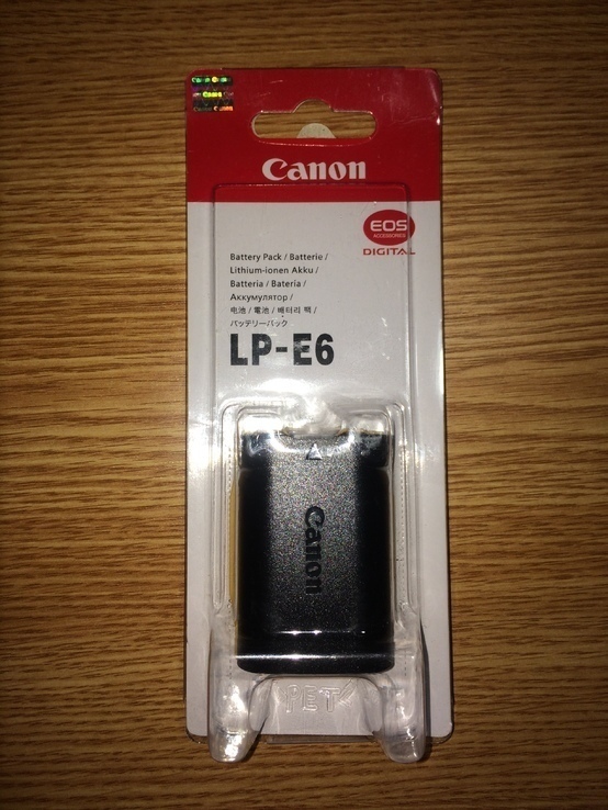 LP-E6 battery Аккумулятор Кенон Canon EOS 5D Mark II III 7D 60D 6D и.др., фото №4