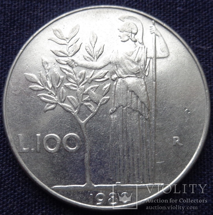 Италия, 100 лир, 1980 года., фото №2