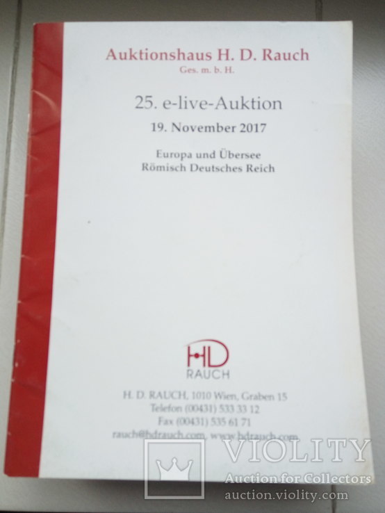Аукционный каталог Auctionshaus H.D.Rauch - 25.t-live 19 November 2017