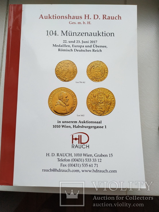 Аукционный каталог Auctionshaus H.D.Rauch - 104. 22 und 23 Juni  2017, фото №2