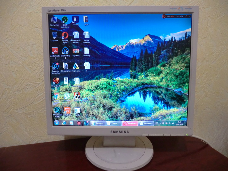 ЖК монитор 17 дюймов Samsung 710N Рабочий (77), photo number 2