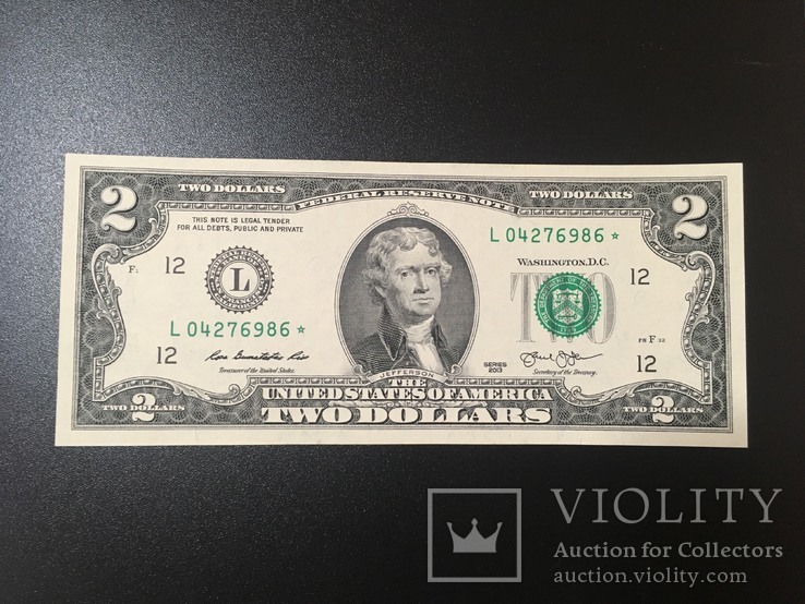 2 доллара США 2013 замещение  Сан Франциско Unc