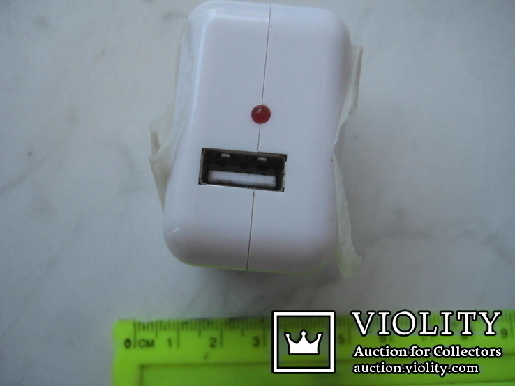 Адаптер питания 100-240V c USB портом, фото №4