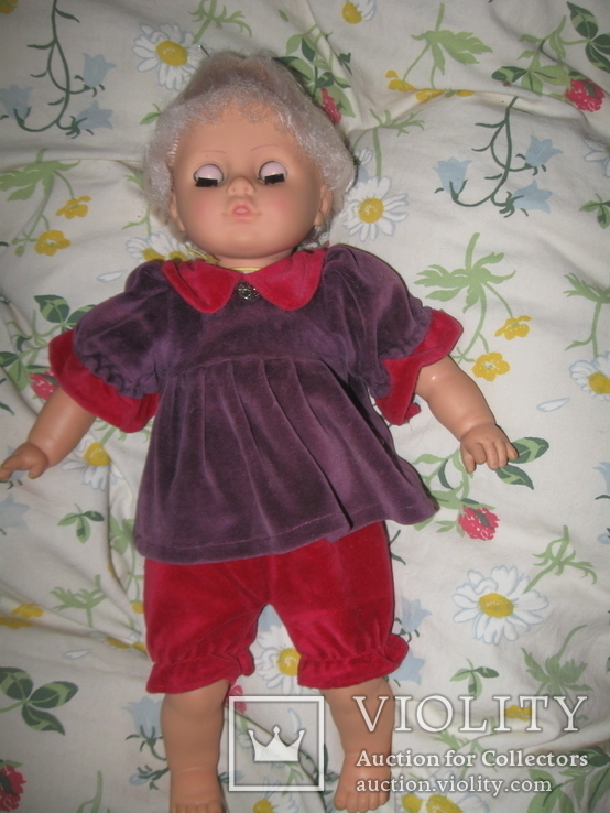 Кукла мягкая резиноая. 41 см, фото №4