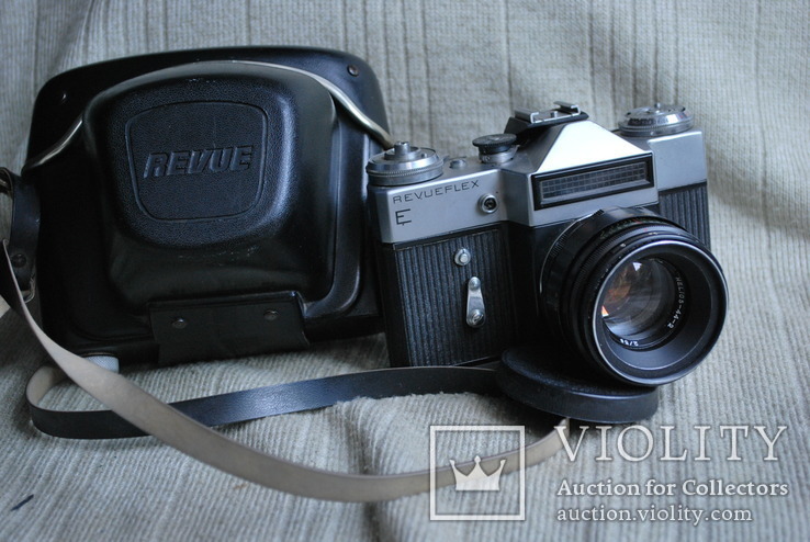 Фотоаппарат REVUEFLEX E (Зенит - Е), экспортный выпуск.