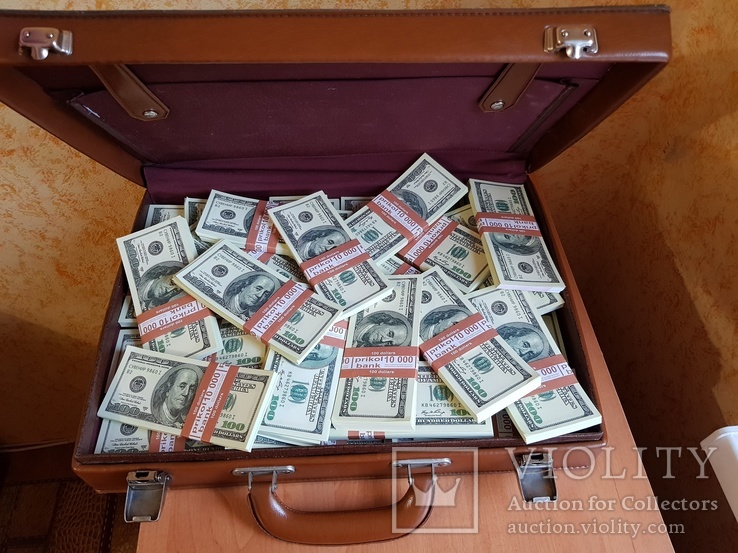 Дипломат + Сувенирные деньги 100$, Сувенірні гроші 100 $., фото №2