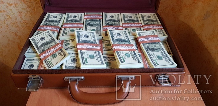 Дипломат + Сувенирные деньги 100$, Сувенірні гроші 100 $., фото №3