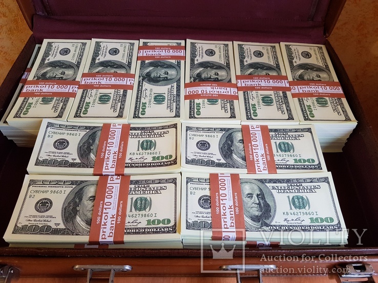 Дипломат + Сувенирные деньги 100$, Сувенірні гроші 100 $., фото №6