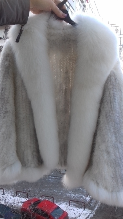 Женская меховая курточка-накидка, photo number 8