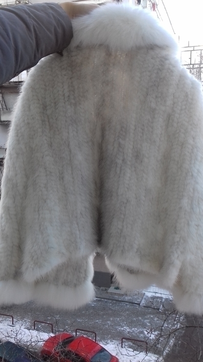 Женская меховая курточка-накидка, фото №9