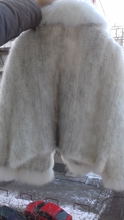Женская меховая курточка-накидка, фото №10