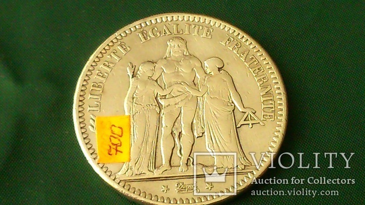 5 франков 1849г. "К", фото №2