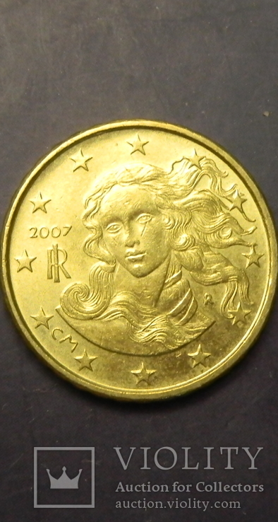 10 євроцентів Італія 2007, фото №2