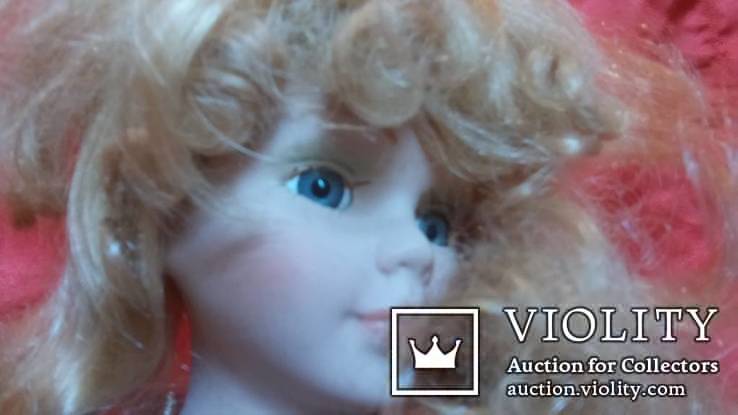  фарфоровая голова, от куклы с париком., фото №6