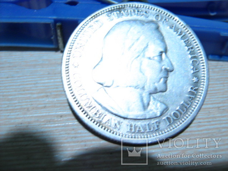 Пол доллара США Колумб 1893 года, фото №2