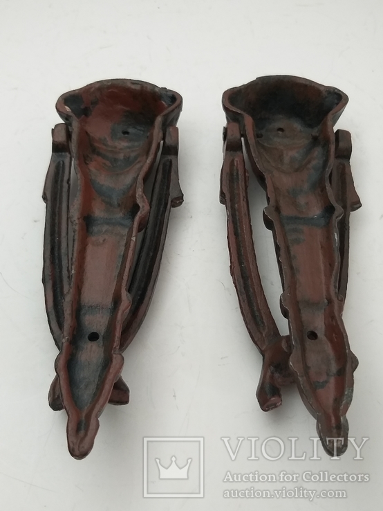 Старовинні накладки-стукалки в двері ( Європа,чугун), фото №8