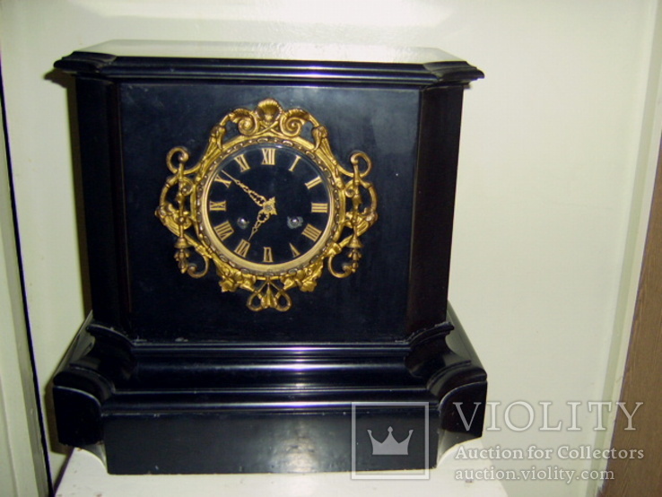 Часы каминные(Франция,мрамор,с получас боем), фото №3