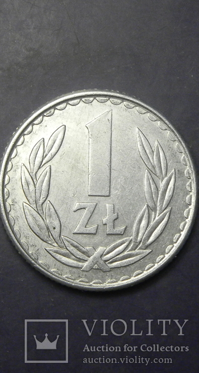 1 злотий Польща 1987