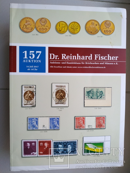 Аукционный каталог - Dr.Reinhard Fischer 157 Auktion