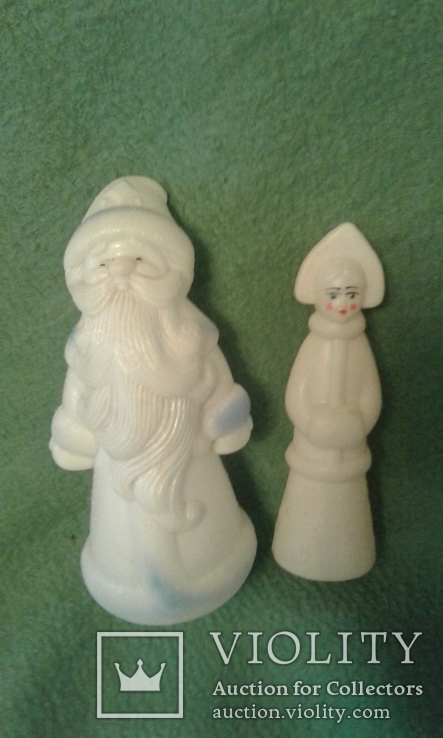 Дед Мороз и Снегурка пластик №1, фото №2