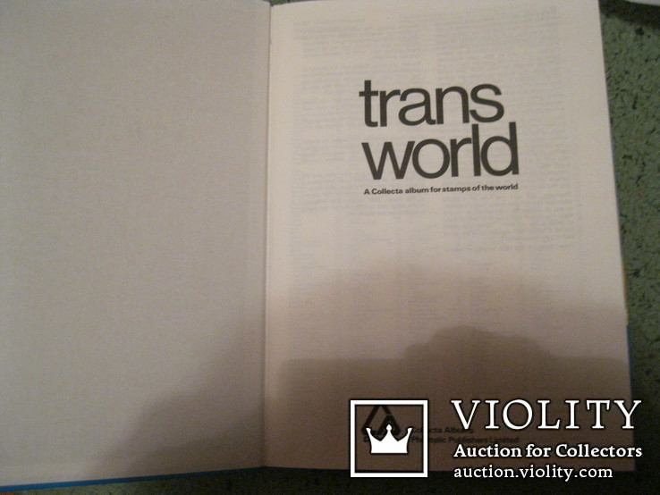 Книга журнал альбом COLLECTA WORLD ONE STAMP ALBUM для марок чистая trans world, фото №4